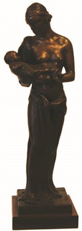 UGO ATTARDI Sognava il domani, 2007 bronzo a tuttotondo in cera persa cm...