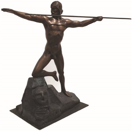 UGO ATTARDI L’eroe, 2007 bronzo a tuttotondo a cera persa esemplare n. 24/150...