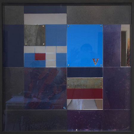 MAURIZIO ROASIO Accidia, 2010 Tecnica mista su plexiglass e ferro cm 80x80