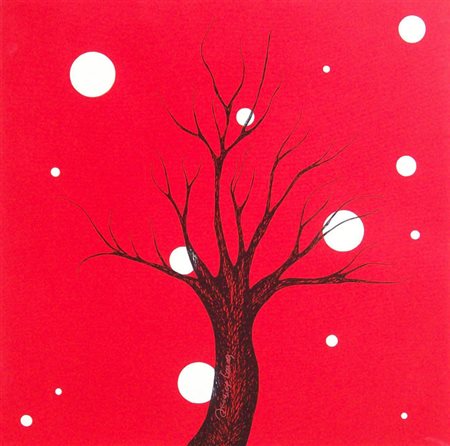 MONICA CONCA In Viaggio, 2009 Smalto e pennarello su tela cm 100x100