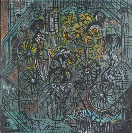 SPAZZAPAN LUIGI (GRADISCA D'ISONZO 1889 TORINO 1958), Senza titolo, Tecnica...