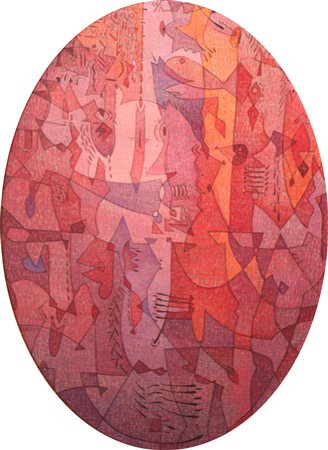 BALSAMO VINCENZO (BRINDISI 1935 ROMA 2017), Senza titolo, Olio su tela Anno...