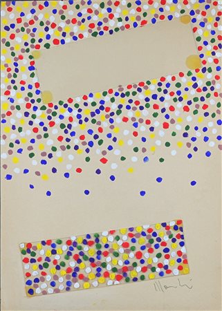 MONDINO ALDO (TORINO 1938 TORINO 2005), Forse si Forse no, Acrilico su...