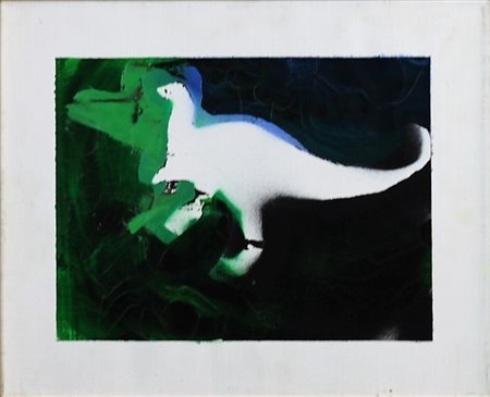 SCHIFANO MARIO (HOMS 1934 ROMA 1998), Senza titolo, Smalto su tela Anno 1995...