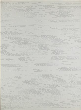 DADAMAINO (MILANO 1930 MILANO 2004), Lettera 13 dell'alfabeto della mente,...