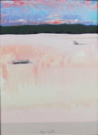 RAZZAUTI ANDREA (LIVORNO 1954), Spiaggia, Olio su tela Anno 1998 Dim. 40x30...
