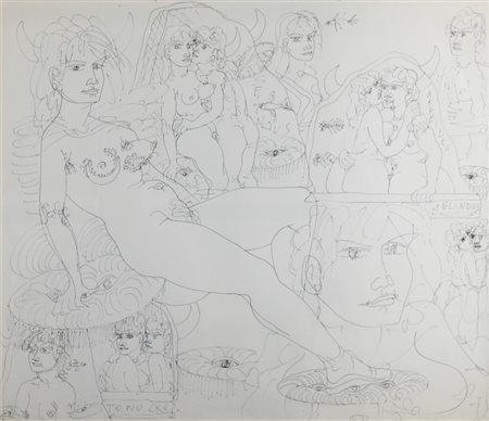 ZANCANARO TONO (PADOVA 1906 PADOVA 1995), Akreidea brunalbica, China su carta...