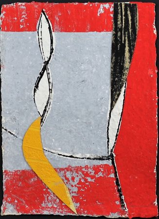 CASCELLA TOMMASO (ORTONA 1890 PESCARA 1968), Composizione, Tempera su carta...