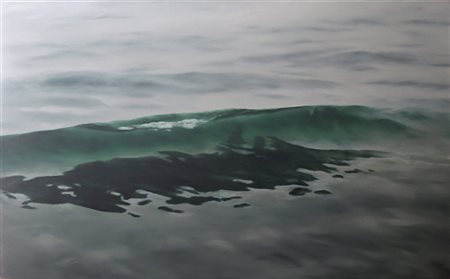 BAUMGARTNER FRANZ (1962), L' Onda, Olio su tela Anno 2005 Dim. 95x153,5...
