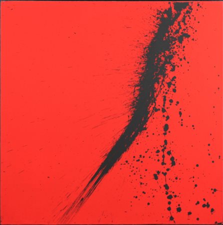 TUN CHANDA (NOVARA 1980), Red and black 2009, Tempera acrilica su tela 2009...