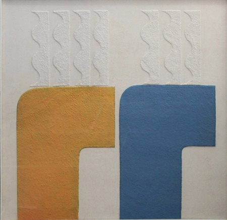 ABDEL HAFIZ FARGHALI (BEIRUT 1941), Senza titolo, Olio su tela Anno 1973 Dim....