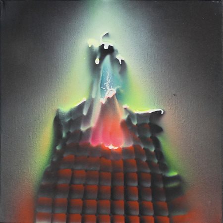 COSTALONGA FRANCO (VENEZIA 1933), Destrutturazione, Tecnica mista su tela...