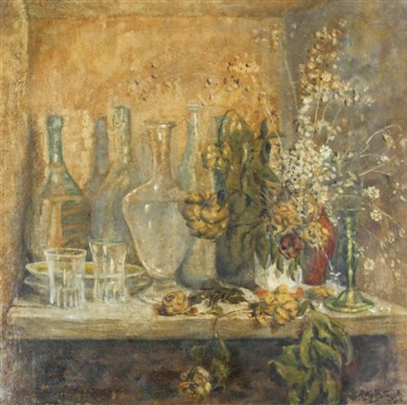 BATTIGELLI RICCARDO (FIRENZE 1933), Cronos : Il tempo scorre sulle cose...