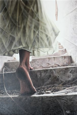 PILI IVAN (CAGLIARI 1976), I dream of reaching (sogno di raggiungere), Olio...