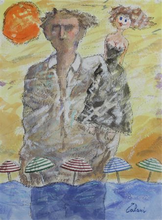 TALANI GIAMPAOLO (SAN VINCENZO 1955), L'ombra, la donna e l'estate, Tecnica...