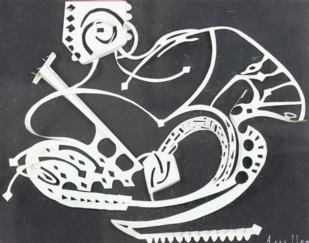 ASSETTO FRANCO ( 1911 1991), Disegno 633, Scultura in carta Anno 1968 Dim....