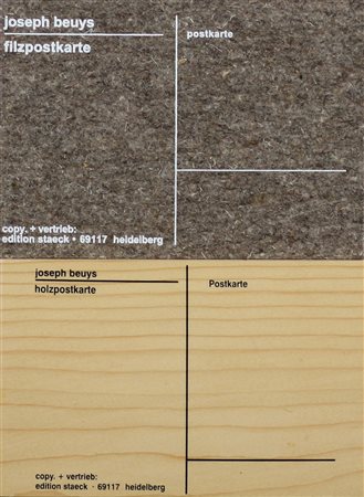 BEUYS JOSEPH (KREFELD 1921 DUSSELDORF 1986), SEnza titolo, Scultura in legno...