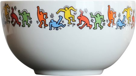 HARING KEITH (READING 1958 NEW YORK 1990), Senza titolo, Ciotola in ceramica...