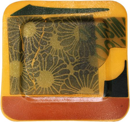 ROTELLA MIMMO (CATANZARO 1918 MILANO 2006), Senza titolo, Piatto...