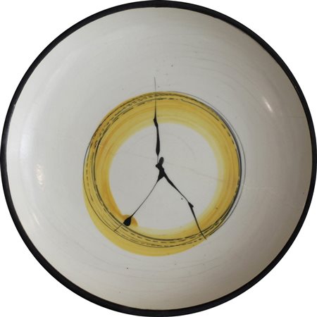 SCANAVINO EMILIO (GENOVA 1922 MILANO 1986), Senza titolo, Piatto in ceramica...