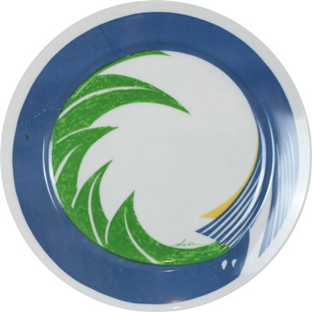DOVA GIANNI (ROMA 1925 PISA 1991), Senza titolo, Piatto in ceramica smaltata...