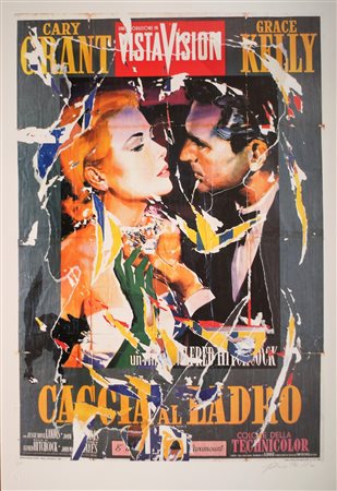 ROTELLA MIMMO (CATANZARO 1918 MILANO 2006), Senza titolo, Multiplo decollage...