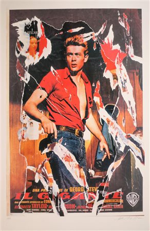 ROTELLA MIMMO (CATANZARO 1918 MILANO 2006), Senza titolo, Multiplo decollage...