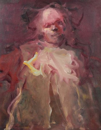 CIUCCI ALDO (1917 2000), Attore rosso, Olio su tela Anno 1971 Dim. 50x40 Al...