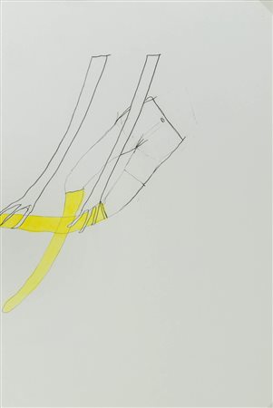 VANESSA BEECROFT (1969) Senza titolo 1992-1994 Acquarello e matita su carta...