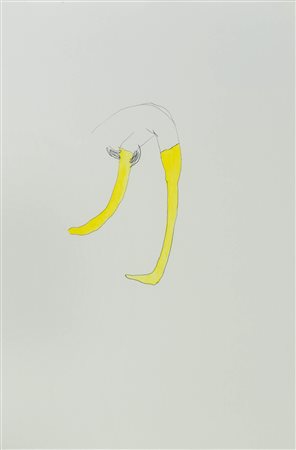 VANESSA BEECROFT (1969) Senza titolo 1992-1994 Acquarello e matita su carta...