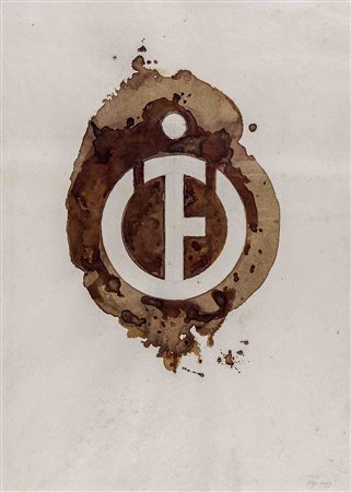 PIERRE POGGI (1954) Pandemia 2004 Tecnica mista su carta eseguita a mano...