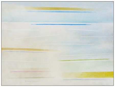 RICCARDO GUARNERI Firenze 1933 Senza titolo Pittura e tec. mista su carta...