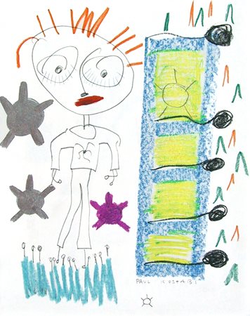 PAUL KOSTABI Whittier (USA) 1962 Different lines of tension 2002 Tec. mista...