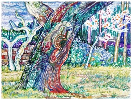 CARLO SCARPARI Venezia 1934 Senza titolo 1981 Pittura e tec. mista su carta...