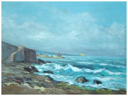 MILLUS (Mauro Illusi) Livorno 1925 – Livorno 1992 Senza titolo Olio su...