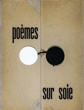 ANDRE BLOC 1896 - 1966 Poèmes sur soie Cartella contenente 6 serigrafie e 6...