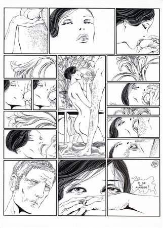 GUIDO CREPAX 1933 - 2003 0-69, 1974 Inchiostro su cartone Schoeller, cm. 51 x...