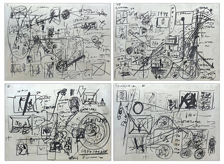 EMILIO VEDOVA 1919 - 2006 Dal ciclo Lavagne Salzburg - dimostrazioni...