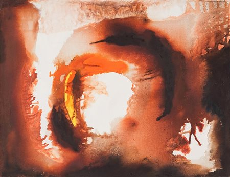 BRUNA GASPARINI 1917 - 1998 Humus n.7, 1963 Olio e smalto su tela, cm. 89 x...