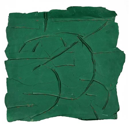 GIOVANNI CAMPUS 1929 Forma, 1992 Acrilico e graffe su cartapesta applicata su...