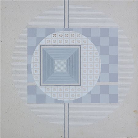 ROMANO PERUSINI 1939 - 1979 Senza titolo, 1966 Tecnica mista e collage su...