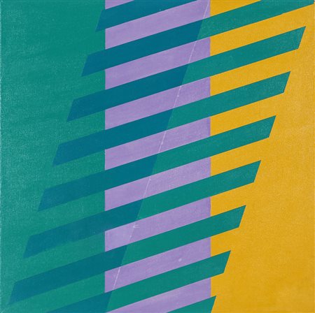 LORENZO PIEMONTI 1935 - 2015 Cromoplastico 75, 1988 Acrilico su tela, cm. 50...