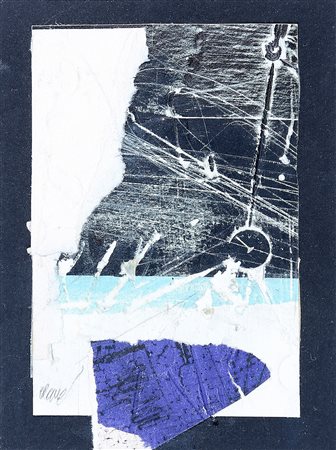 ANTONI CLAVE 1930 - 2015 Senza titolo, 1981 Tecnica mista e collage su carta,...