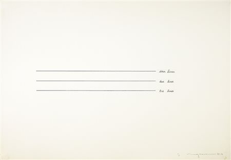 HIDETOSHI NAGASAWA 1940 - 2018 Senza titolo, 1970-72 Inchiostro e grafite su...