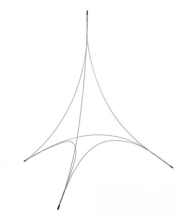 BRUNO MUNARI 1907 - 1998 Flexi, 1968 Multiplo, scultura in acciaio...