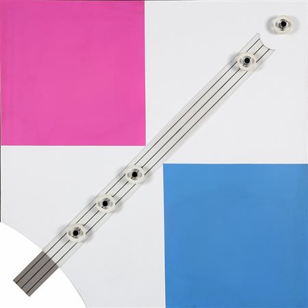 CARMELO ARDEN QUIN 1913 - 2010 K. zero, 1995 Assemblaggio, pittura, plastica...