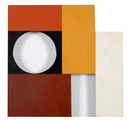 GAUDIN BOLIVAR 1932 Madicromie n.5, 1990 Acrilico su tavola, cm. 47 x 48...