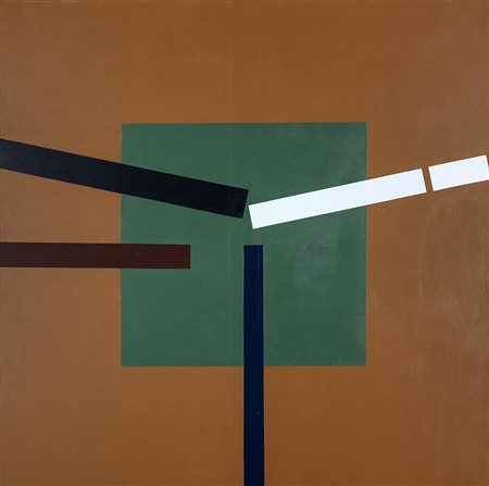 EDOARDO JONQUIERES 1918 - 2000 F 11/94, 1994 Acrilico su tela, cm. 100 x 100...