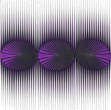 ALBERTO BIASI 1937 Contrazione - espansione, 1970 Rilievi in PVC su tavola...