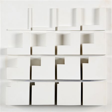 MARCELLO MORANDINI 1940 Disegno n. 77, 1971 Scultura in legno laccato, cm. 30...